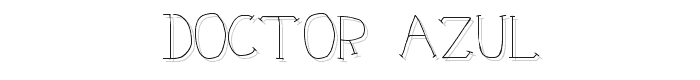 Doctor Azul font